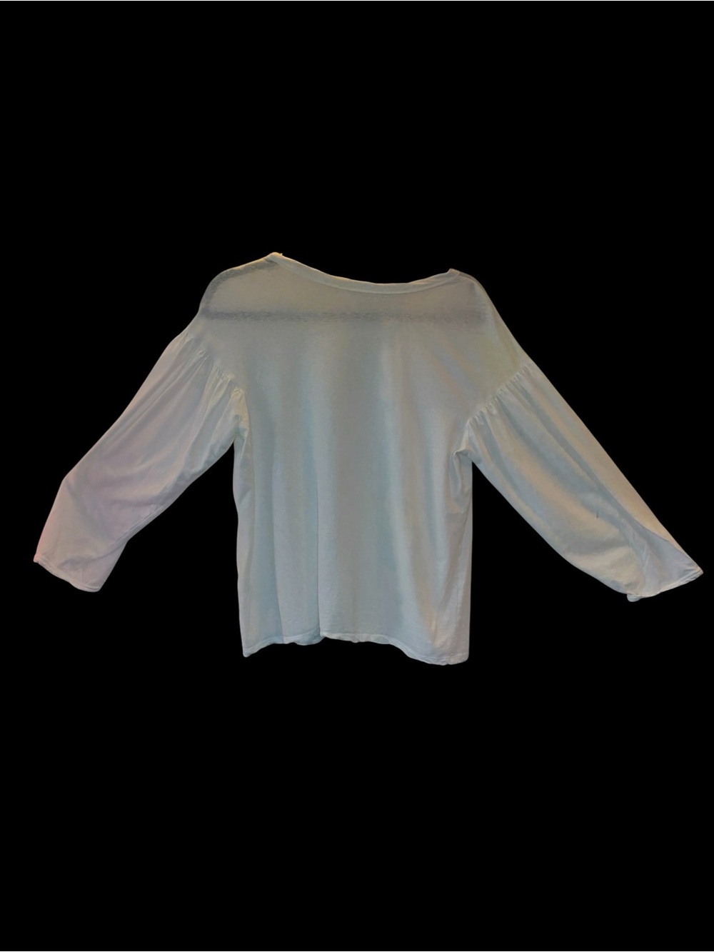A.L.C. White Puff-Sleeve Women's t shirt - Picture 9 of 10